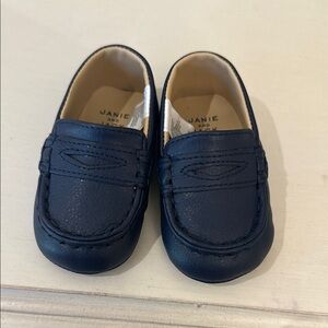 Janie and Jack Navy Kids Shoes